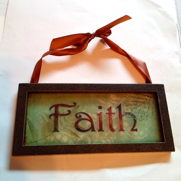 Other - Wooden "Faith" Sign